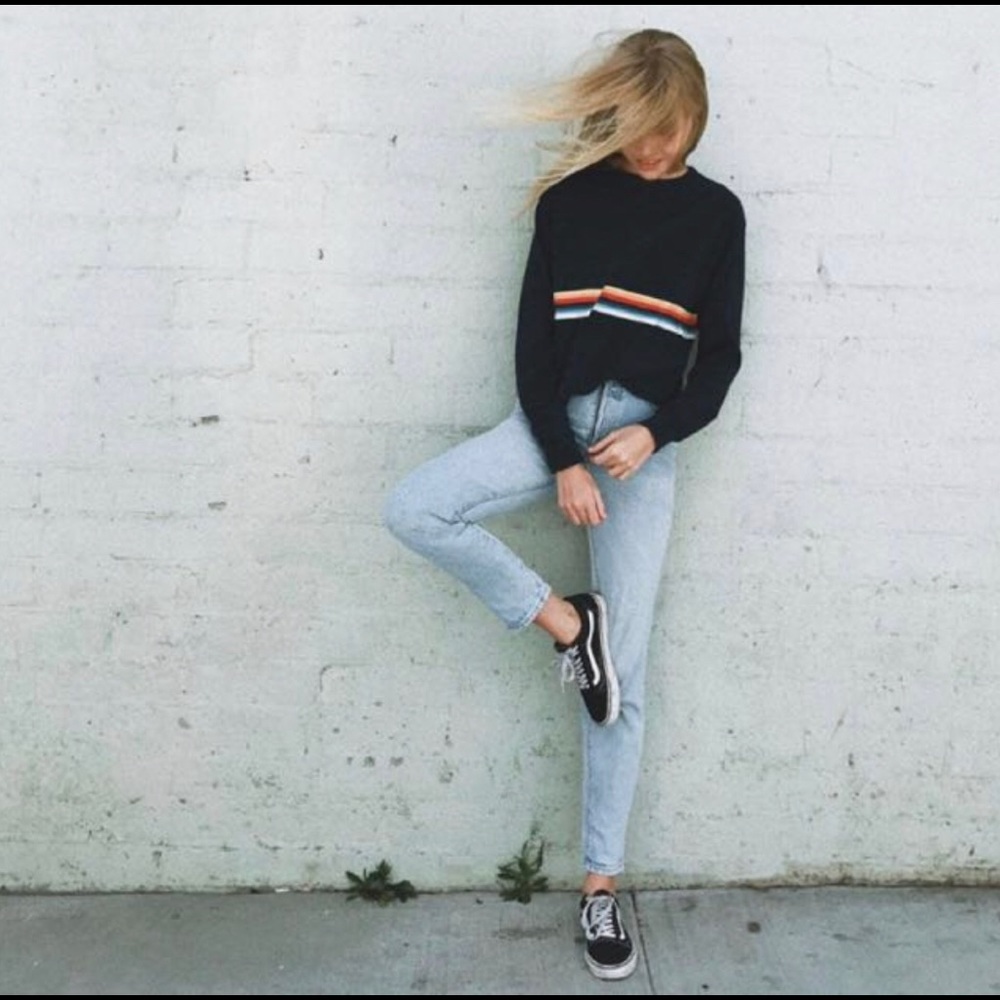 Brandy Melville rainbow top